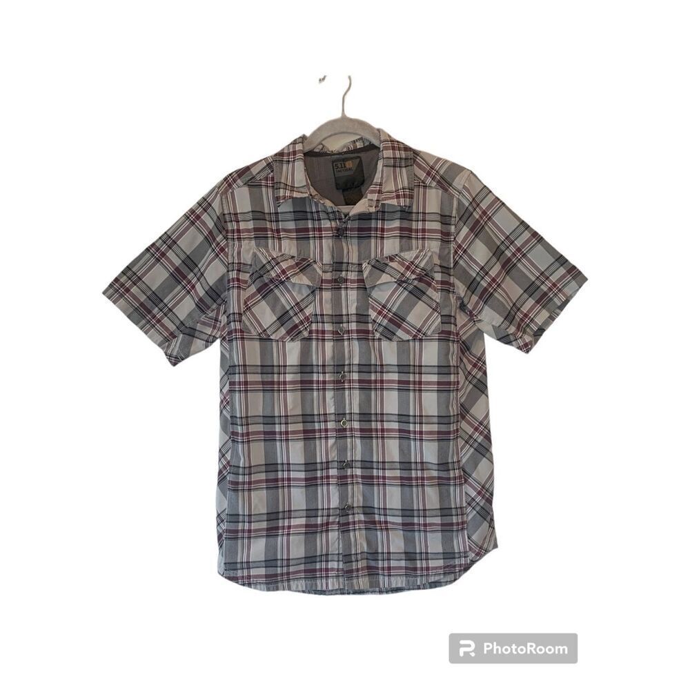 5.11 Tactical Shirt Mens Small Plaid